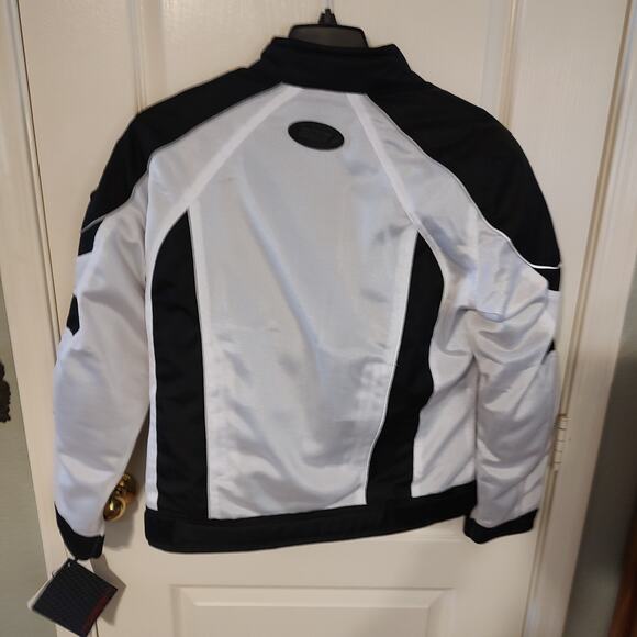BILT Women's Jacket Padded White Mesh Motorcycle Removable Armor/Liner NWT L Lg - Picture 4 of 11